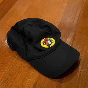 Black Baseball Cap with Colorful Character Patch